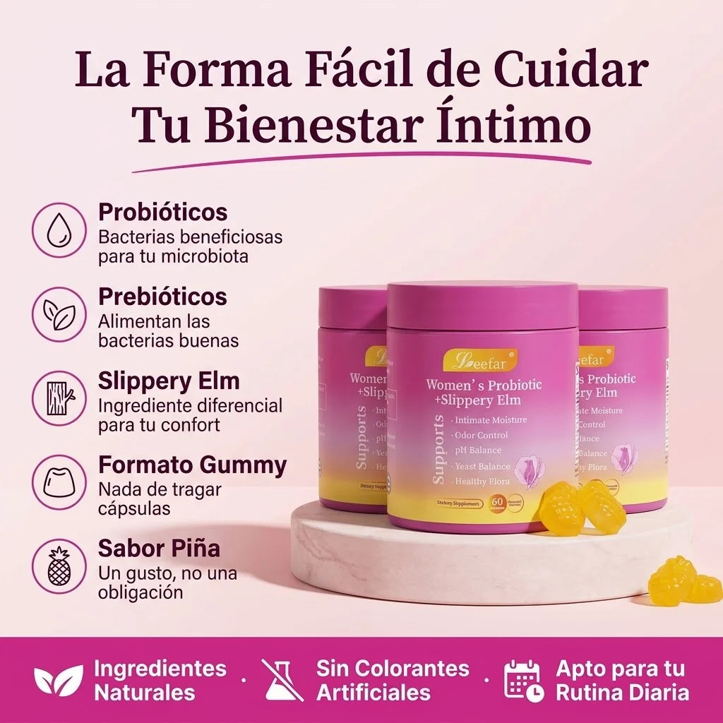 Probióticos en gomitas de piña 🍍